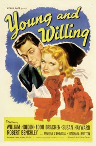 Poster art for the 1943 movie Young and Willing