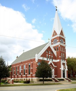 St. John the Baptist Church in Savanna, Illinois. Image credit: Diocese of Rockford