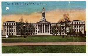 Post Card Image of the Denver Court House