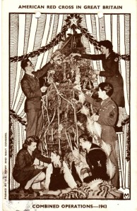 A 1943 Combined Operations Christmas Post Card that Stanley Sent to Dad from "Somewhere in England". 