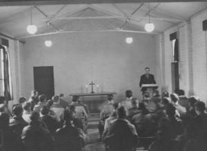 The chapel at RAF Deenethorpe. Photo courtesy of Andy Swinnen. www.remember-our-heroes.nl