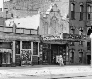 The Paramount Theater, 378 Clinton Ave., Albany NY c1938. Photo Credit Pruyn Room, Albany Public Library