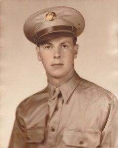 Dad's formal portrait which was taken early in his service. 