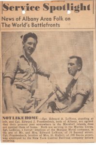 Undated Newspaper clipping c. August 1944